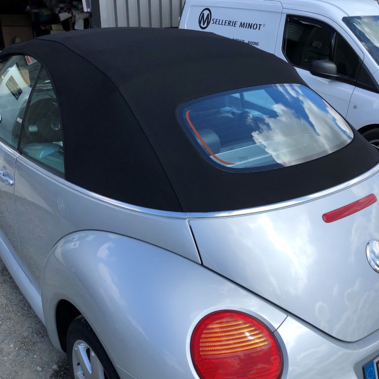 Remplacement Capote Volkswagen New Beetle Cabriolet Sellerie Minot