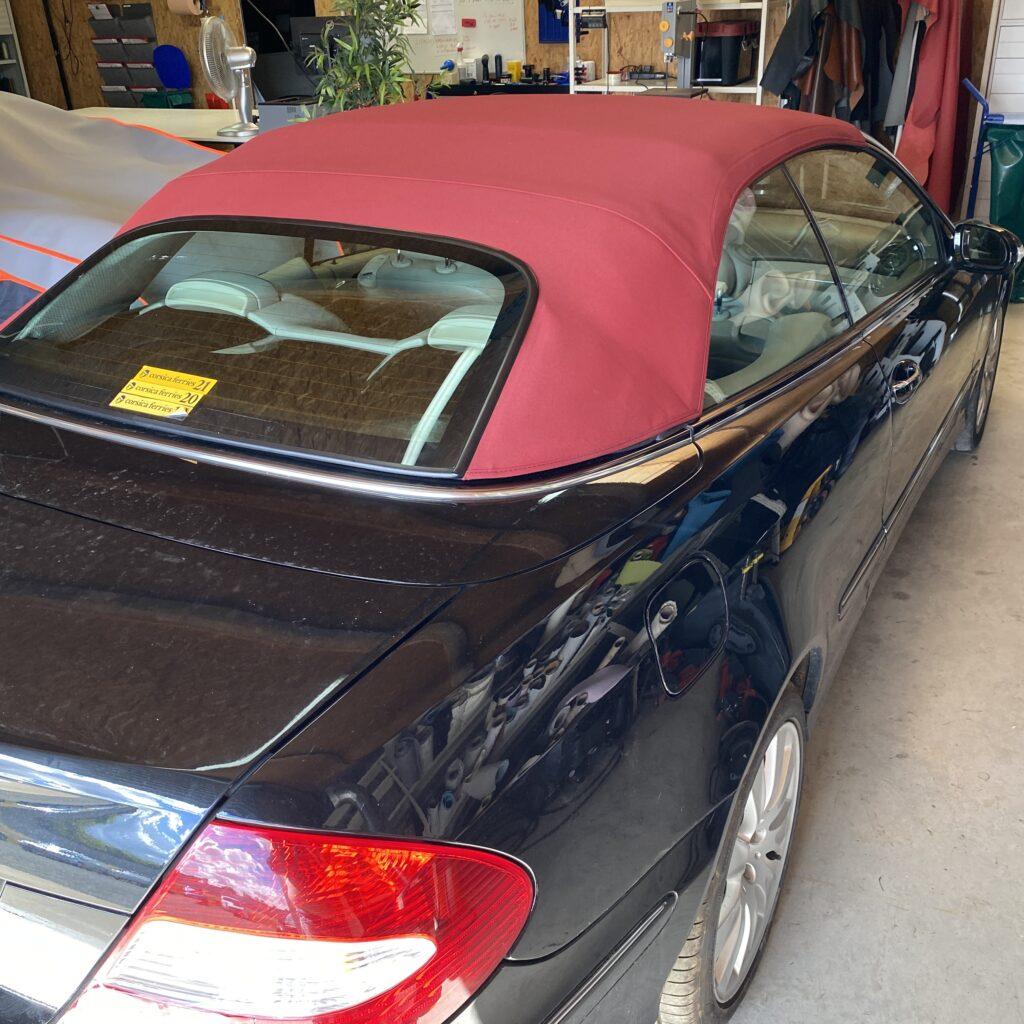 Remplacement Capote MERCEDES CLK Cabriolet A209 SELLERIE MINOT