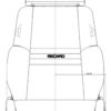 RECARO Orthopad Dinamica Cuir noir – Image 2