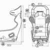 Plan RECARO Pro Racer XL avec adaptateur flexible