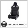 RECARO Sportster CS Dinamica noir et simili cuir noir