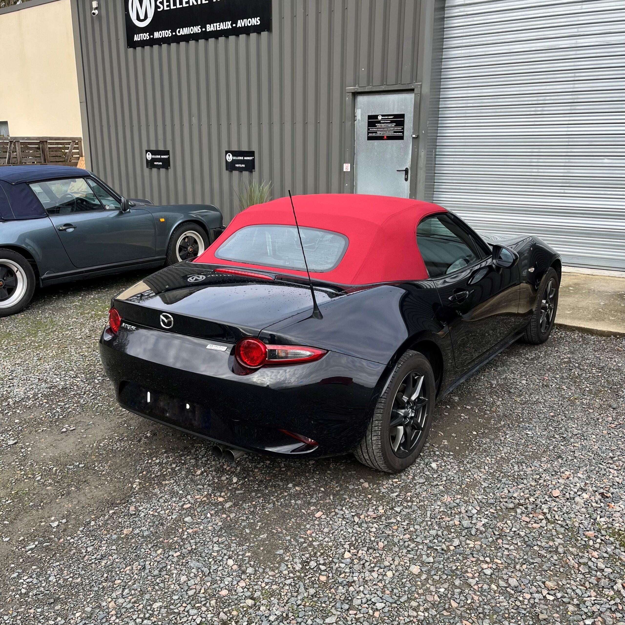 Remplacement capote MAZDA MX5 ND - SELLERIE MINOT