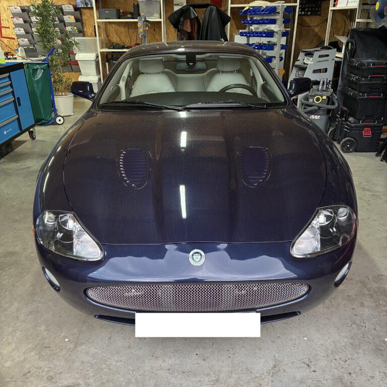 Réfection ciel de toit JAGUAR XK8